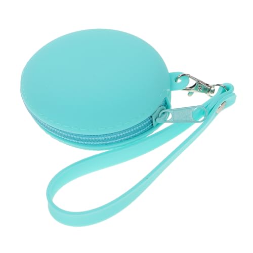 Garneck Kreditkartenetui Aus Silikon Kleines Reiseetui Geldbörsen-Organizer Mit Reißverschluss Kartenetui Bargeldetui Schlüsselhalter Schmuckaufbewahrungs-Organizer Münztragetasche von Garneck