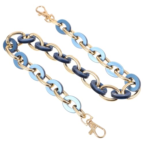Garneck Schicke Perlmutt blaue Handtaschen kette DIY Schultergurt Ersatz Schmuck accessoire für Damen Umhängetaschen Einfach Anzubringen Elegantes Design für Stilvolle Taschen von Garneck