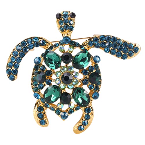 Garneck Schildkröten Brosche für Damen Stilvolle Anstecknadel Hochwertigem Legierungs Material für Schals Hüte und Kleidung Perfektes zu Weihnachten und Besonderen Anlässen von Garneck