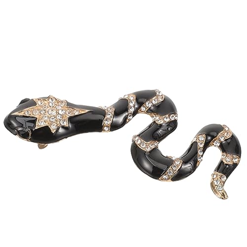 Garneck Schlange Brosche Pin Metall Anstecker für Kleidung Rucksack Anzug Schal Modeschmuck Unisex Tier Dekoration Kreatives Design von Garneck