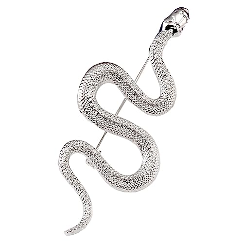 Garneck Schlangen Brosche Langlebiger Modisches Accessoire für Damen und Herren Vielseitig Kombinierbar zur Kleidung und Manteldekoration Rostfrei und zu Tragen von Garneck