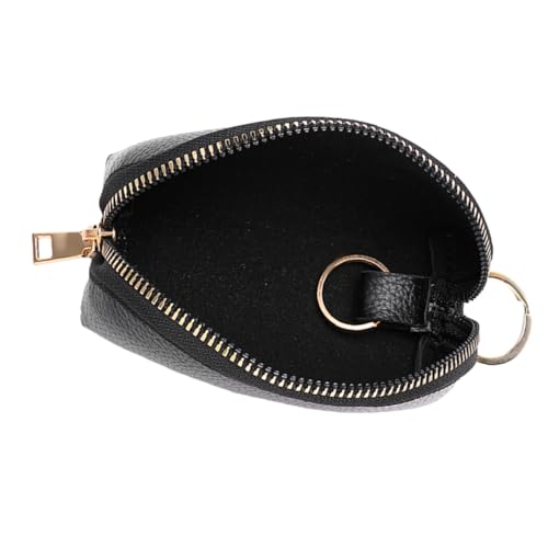 Garneck Schlüssel Organizer PU für Autoschlüssel und Münzen Multifunktionale Kompakte Schlüsseltasche für Herren und Damen für Unterwegs Schwarz von Garneck