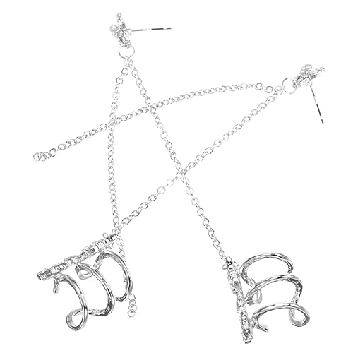 Garneck Schmetterling Ohrclips mit Quaste und Funkelnden Zirkonia Ohrklemmen Piercing für Damen Leichte Hängeohrringe für Alltag Party und Besondere Anlässe Eleganter Schmuck von Garneck