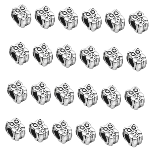 Garneck Schnürsenkel Eule Dekoration 24 Stück Legierung Schuh Zubehör für Damen Schuhe Selbstgemacht von Garneck