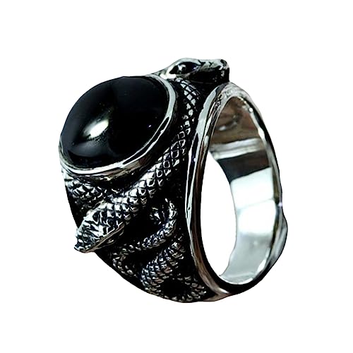 Garneck Schwarzer Schlangenring Für Damen Kreativer Modering Als Fingeraccessoire Fein Verarbeitet Und Langlebig Garneck Schwarzer Schlangenring Für Damen Kreativer Modering Als Fingeraccessoire Fein Verarbeitet Und Langlebig von Garneck