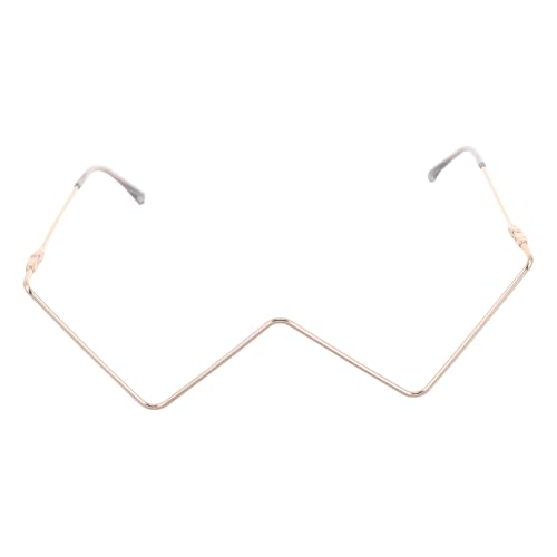 Garneck Semi randlose Metallbrillenfassung Gläser Leicht und Robust für Fotografie und Alltag Unisex Modisch Goldfarben Garneck Semi randlose Metallbrillenfassung Gläser Leicht und Robust für Fotografie und Alltag Unisex Modisch Goldfarben von Garneck