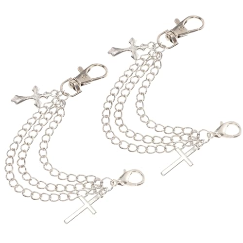 Garneck Silberfarbene Schuhketten Aus Legierung Modische Schuhdekore Für Ketten Mit Roboteranhänger Einfach Anzubringen Für Verschiedene Anlässe Stilvolle von Garneck