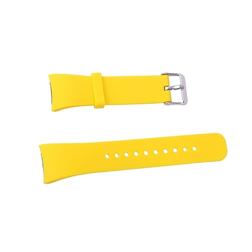 Garneck Silikon Ersatzarmband Kompatibel für Gear Pro Verstellbares Ergonomisches Sport Armband Gelb Langlebiges Komfortables Smartwatch Band für Herren und Damen Garneck Silikon Ersatzarmband Kompatibel für Gear Pro Verstellbares Ergonomisches Sport Armband Gelb Langlebiges Komfortables Smartwatch Band für Herren und Damen von Garneck
