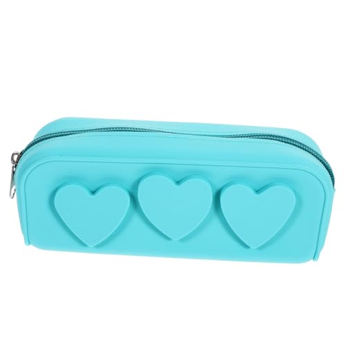 Garneck Silikon Make Up Pinselhalter Reise Kosmetiktasche Tragbarer Schminkpinsel Organizer Leicht Langlebig Für Teenager Damen Familien Alltag Urlaub Peacock von Garneck