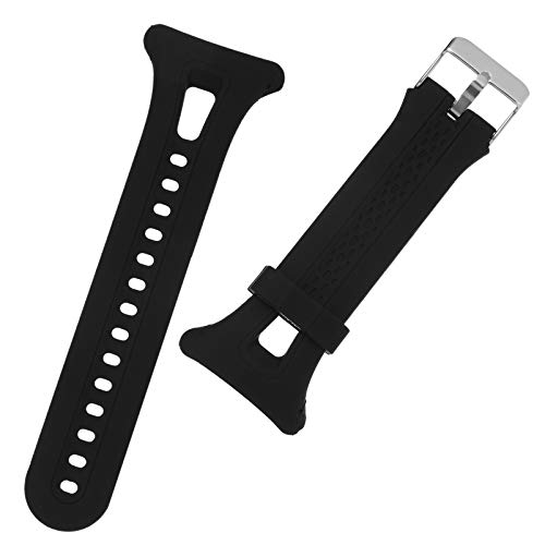 Garneck Silikon Uhrenarmband für Forerunner Verstellbar Komfortabel und Langlebig für Sport und Alltag Schwarz Herrenmodell von Garneck