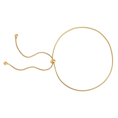Garneck Snake Bone Fußkettchen Damen Ankle Jewelry Goldfarben Leicht Verstellbar Elegant Chic Komfortabel Hautfreundlich von Garneck