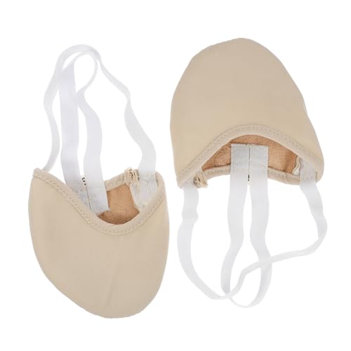 Garneck Sohle Ballettschuhe Damen Hautfarben S Professionelle Tanzschuhe mit Dehnbarem Material Doppeltem Elastikband und Rutschfester Sohle für Modern Dance Ballett und Rhythmische von Garneck