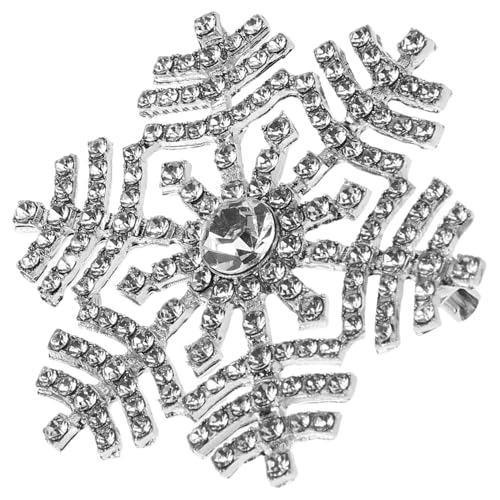 Garneck Schneeflocken Brosche Mit Strass Elegante Anstecknadel Für Damen Hochwertige Legierung Für Hochzeit Und Festlichkeiten Silberfarbene Schmuck Verzierung Für Kleidung Und Hüte Garneck Schneeflocken Brosche Mit Strass Elegante Anstecknadel Für Damen Hochwertige Legierung Für Hochzeit Und Festlichkeiten Silberfarbene Schmuck Verzierung Für Kleidung Und Hüte von Garneck
