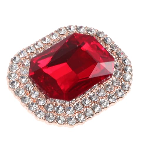 Garneck Strassstein Schuhclip Abnehmbar Rechteckig Schmuck Schuhschnalle Clip für Damen Hochzeitsdeko Hochzeitschuhe High Heels Schuhanhänger Zubehör Elegant von Garneck