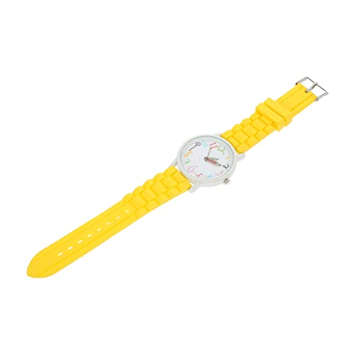 Garneck Stylische Kinderuhr mit Verstellbarem Silikonarmband Langlebige Quarz Armbanduhr für Jungen und Mädchen für Lernen der Uhrzeit für Täglichen Gebrauch von Garneck