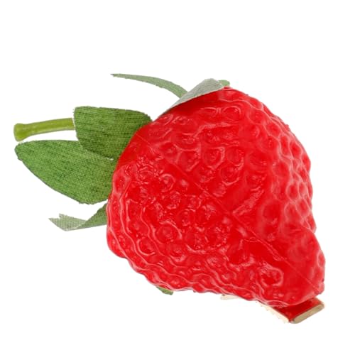 Garneck Süßer Erdbeer Haarclip Strapazierfähigem Material Leicht Vielseitig für Verschiedene Frisuren für Alltag Schule und Besondere Anlässe von Garneck