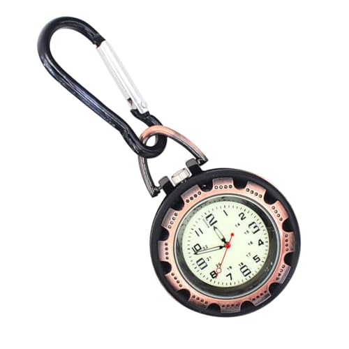 Garneck Taschenkarabiner Uhr mit Clip Leuchtende Multifunktionsuhr für Outdoor Aktivitäten Anklipsen an Rucksack oder Kleidung für Camping und Sport Zufällige Farbe Garneck Taschenkarabiner Uhr mit Clip Leuchtende Multifunktionsuhr für Outdoor Aktivitäten Anklipsen an Rucksack oder Kleidung für Camping und Sport Zufällige Farbe von Garneck