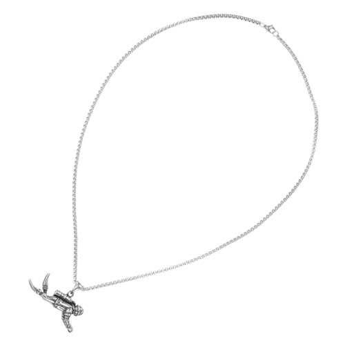 Garneck Taucher Halskette für Herren Langlebiger Anhänger Modischer Choker Schmuck Leicht und Komfortabel für Strandpartys und Alltag Einzigartiges für Männer von Garneck