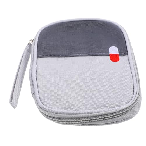 Garneck Tragbare Medizintasche Klein mit Reißverschluss Leicht und Kompakt Reiseapotheke Organizer für Haushalt Outdoor Notfalltasche von Garneck