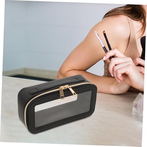 Garneck Transparente Kosmetiktasche Damen Kleiner Reise Make up Organizer PU PVC Robust Mit Sicherem Reißverschluss Leicht Und Tragbar Für Alltag Und Business Garneck Transparente Kosmetiktasche Damen Kleiner Reise Make up Organizer PU PVC Robust Mit Sicherem Reißverschluss Leicht Und Tragbar Für Alltag Und Business von Garneck
