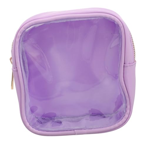 Garneck Transparente Kosmetiktasche Reise Make up Tasche Nylon PVC Großes Fassungsvermögen Tragbare Schminktasche für Damen und Alltag in Violett Garneck Transparente Kosmetiktasche Reise Make up Tasche Nylon PVC Großes Fassungsvermögen Tragbare Schminktasche für Damen und Alltag in Violett von Garneck