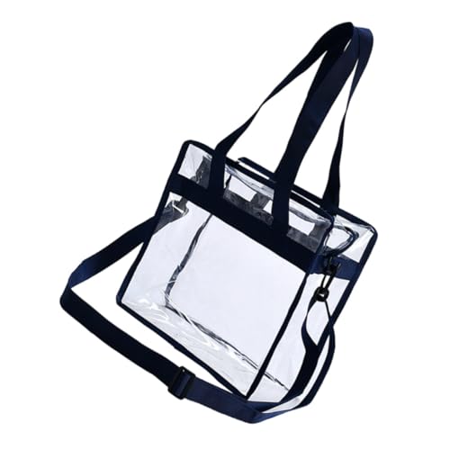 Garneck Transparente PVC Schultertasche Große Kapazität Leichte Umhängetasche Damen Sommer Strandtasche Vielseitig Einsetzbar für Alltag Reisen und Freizeit Schwarz Garneck Transparente PVC Schultertasche Große Kapazität Leichte Umhängetasche Damen Sommer Strandtasche Vielseitig Einsetzbar für Alltag Reisen und Freizeit Schwarz von Garneck