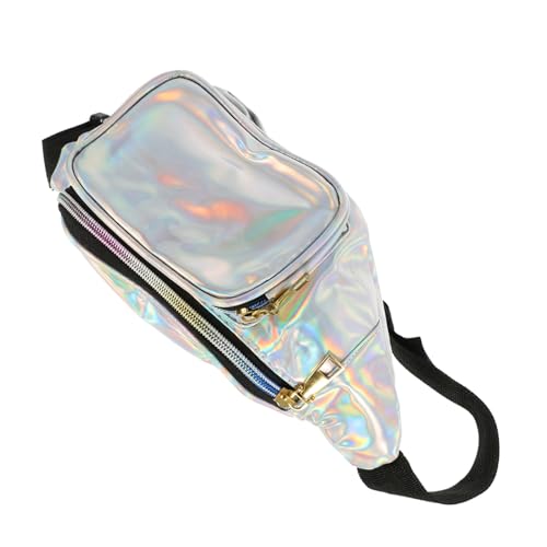 Garneck Transparente Verstellbare Bauchtasche Damen Multifunktionale Strandtasche Leicht Hüfttasche mit Langlebigem Material für Alltag Reisen und Outdoor Aktivitäten von Garneck