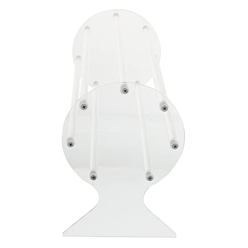 Garneck Transparenter Scrunchie Halter Langlebigem Organizer für Haargummis und Schmuck Multifunktionaler Schmuckständer für Frauen und Mädchen Platzsparender Haarband Displayständer von Garneck