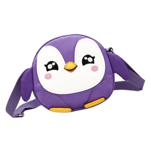 Garneck One Piece Umhängetasche Cartoon Schultertasche Junge Mädchen Umhängetasche Schöne Handtasche Mini Geldbörse Weiches Material Verarbeitung Reißverschluss Glatt Träger Verstellbar von Garneck