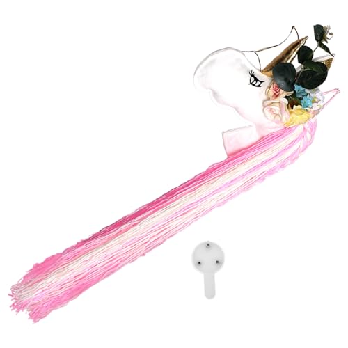 Garneck Unicorn Wandhalter Haarschmuck Organizer Wandaufbewahrung Haarspangen Halter für Damen Platzsparend Robust von Garneck