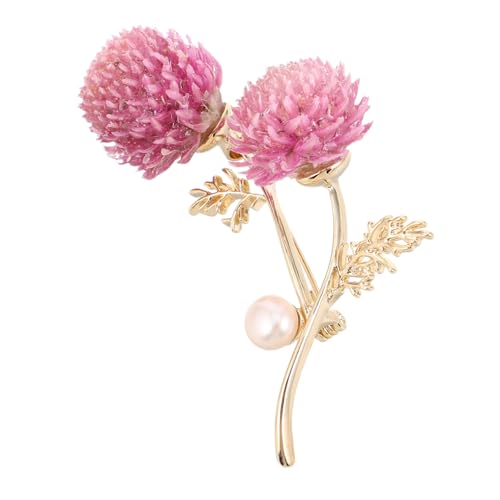 Garneck Unsterbliche Blumenbrosche Schmuck Schalbrosche Kleiderzubehör Für Hochzeit Blumen Stoffnadel Blumenbrosche Anstecknadel Blumenanstecknadel Für Frauen Perlenblumen von Garneck