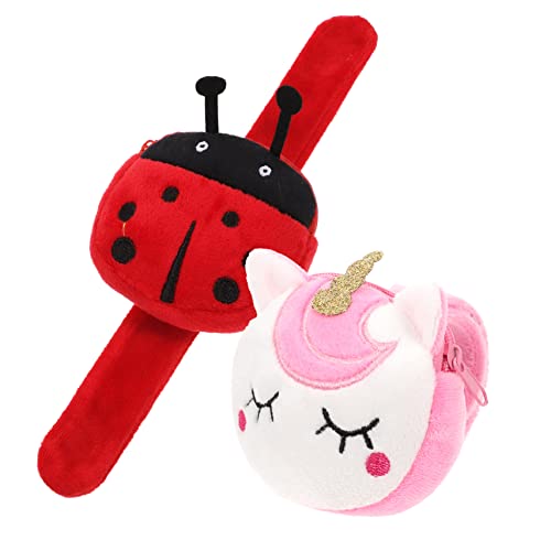 Garneck 2stücke Tier Slap Armband Mit Geldbörse Niedliche Junge Mädchen Wristbands Für Dschungel-themenpartys Für Geburtstagsfeiern Shower Unisex Für Jungen Und Mädchen von Garneck