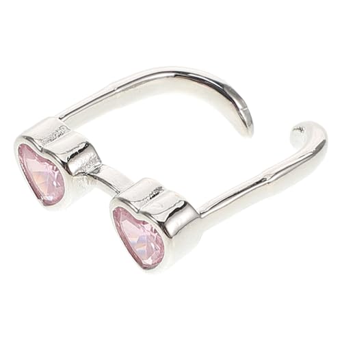 Garneck Verstellbare Finger Ringe Herzform Kreative Schmuckkollektion für Auffälliger Brillenring im Offenen Design Hochwertige und Accessoires für Damen und Herren Garneck Verstellbare Finger Ringe Herzform Kreative Schmuckkollektion für Auffälliger Brillenring im Offenen Design Hochwertige und Accessoires für Damen und Herren von Garneck