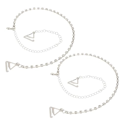 Garneck Verstellbare Strass-BH-Träger Mit Glitzer – Transparente Träger Für Trägerlose Kleider Und Oberteile Ideal Für Hochzeiten Und Besondere Anlässe 1 Paar von Garneck