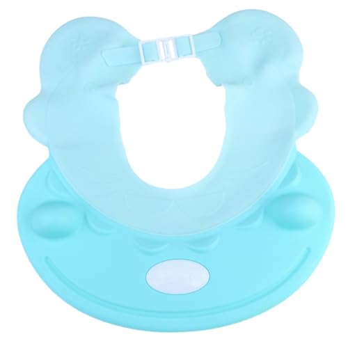 Garneck Verstellbare Wasserdichte Badekappe mit Ohrenschutz Leichter Verstellbarer Shampoo Hut für Schützt Augen und Ohren Beim Baden und Haarewaschen von Garneck