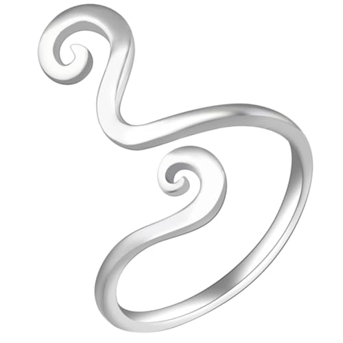 Garneck Verstellbarer Boho Zehenring Damen Silber Offener Fußring Strand Schmuck Einstellbarer Knöchelring Sommer Fußkettchen Ethno Stil von Garneck