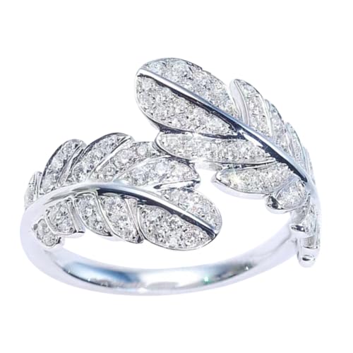 Garneck Verstellbarer Damen Leicht Ring aus Minimalistisches Design Modischer Schmuckring für Frauen und Mädchen Zartes Accessoire für Alltag und Party von Garneck