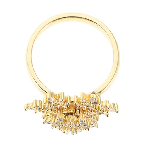 Garneck Verstellbarer Damenring Schneeflocke Zirkonia Funkelnd Mikropavé Drehbar Offener Modeschmuck Für Alltag Hochzeit Party Garneck Verstellbarer Damenring Schneeflocke Zirkonia Funkelnd Mikropavé Drehbar Offener Modeschmuck Für Alltag Hochzeit Party von Garneck