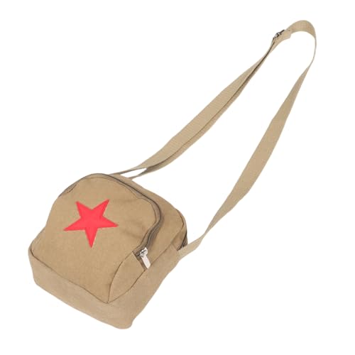 Garneck Vintage Canvas Schultertasche für Damen und Herren Praktische Umhängetasche im Retro Stil Große Kapazität für Alltag Schule und Reisen als Crossbody Sling Bag von Garneck