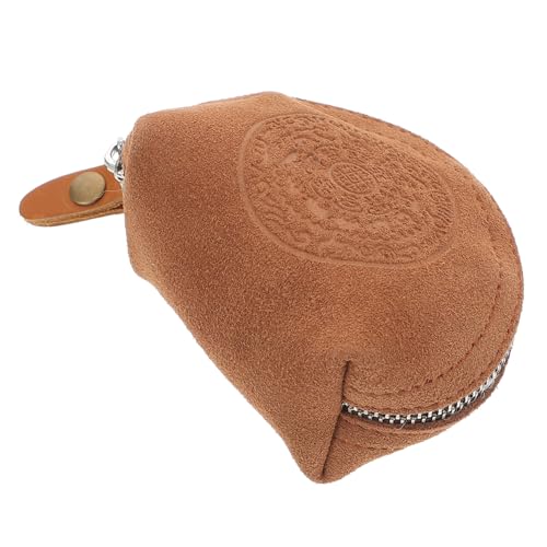 Garneck Vintage Geldbörse Kleingeldbörse aus hochwertigem Material Multifunktionale Aufbewahrungstasche für Ohrhörer Karten Schmuck Eleganter Retro Stil Robust und Praktisch für Alltag von Garneck