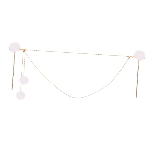 Garneck Vintage Haarnadel Doppelketten Haarstab Haargabel Haarschmuck Damen Chinesischer Stil Elegant und Stabil für Hochzeiten und Blumenmädchen von Garneck