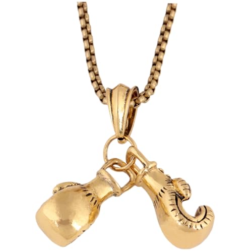 Garneck Boxhandschuhe Anhänger Halskette Mit Boxhandschuh Für Frauen Und Männer Schmuck Für Boxliebhaber von Garneck