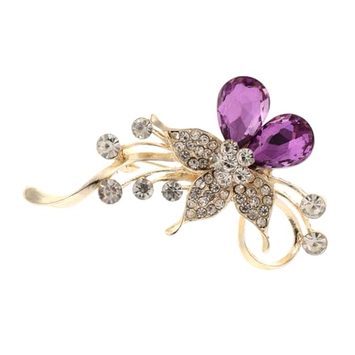 Garneck Vintage Blütenbrosche Mit Strass Für Damen Elegante Hohl-design-anstecknadel Für Schals Kleidungsstücke Und Besondere Anlässe Geburtstagsgeschenke Für Frauen von Garneck