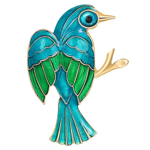 Garneck Vogel Brosche Schmuck Für Damen Modeschmuck Vogel Broschen Hutnadel Kragennadel Anstecknadel Broschennadel Mit Lebendiger Farbe Aus Bruchfester Für Kleidung Taschen Jacken von Garneck