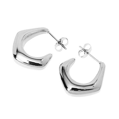 Garneck Kleine Loop Ohrringe Damen Stilvolle Tropfen Ohrstecker Aus Silber Baumelnde Ohrringe Für Frauen Modisches Accessoire Für Alltag Und Besondere Anlässe von Garneck