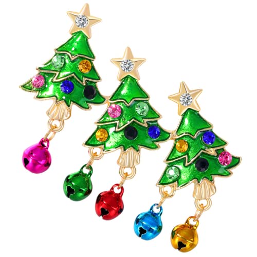 Garneck Weihnachtliche Brosche Weihnachtsbaum Glocke Design Anstecknadel Langlebiger Legierung für Kleidung Rucksack Mütze Vielseitige Accessoire Garneck Weihnachtliche Brosche Weihnachtsbaum Glocke Design Anstecknadel Langlebiger Legierung für Kleidung Rucksack Mütze Vielseitige Accessoire von Garneck