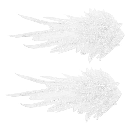 Garneck Wiederverwendbare Haarspange Engelsflügel Weiß Haarclip Ornament Damen Haarschmuck für Bühnenauftritt Fotografie und Alltag Robust und Modisches Accessoire von Garneck