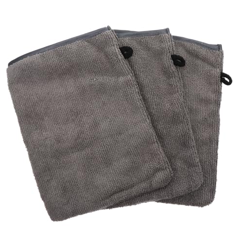 Garneck Wiederverwendbare Mikrofaser Waschhandschuhe Für Sanfte Gesichtsreinigung – 3er Set Weiche Make-up Entferner Pads Für Frauen Und Männer - Ideal Für Die Tägliche Hautpflege von Garneck