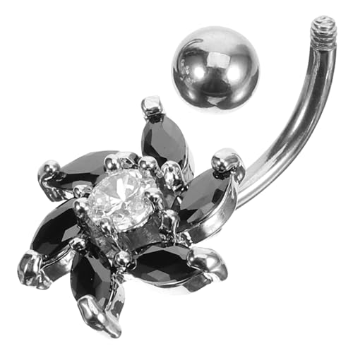 Garneck Zircon Bauchpiercing Ring Kreatives Design für Frauen für Partys Bikinis und Tops Langlebiger Schmuck für Verschiedene Anlässe von Garneck