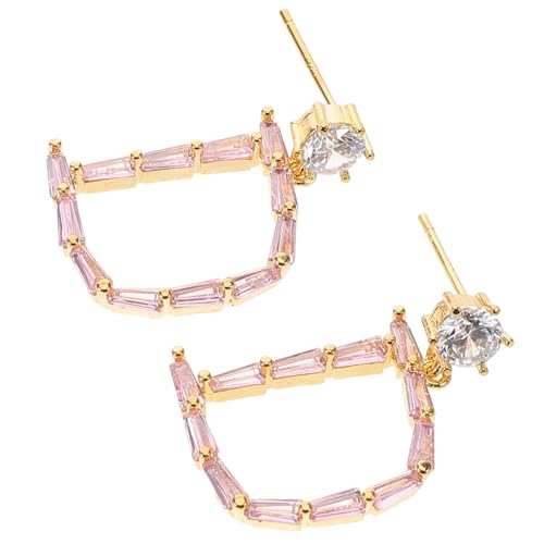 Garneck Zirkonia Buchstabe D Ohrringe Damen Mädchen Ear Pendant Kreatives Design Modisch Sicher und Leicht zu Tragen Schmuck Geschenk von Garneck